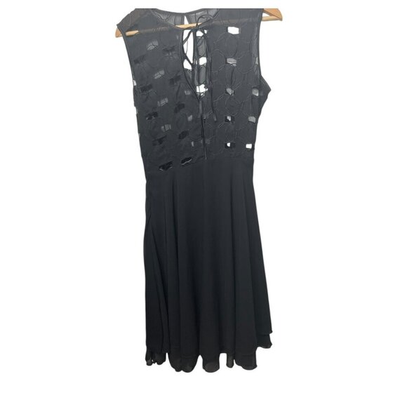 Voodoo Vixen Black Cutout Midi Dress - Size Medium - Picture 3 of 3